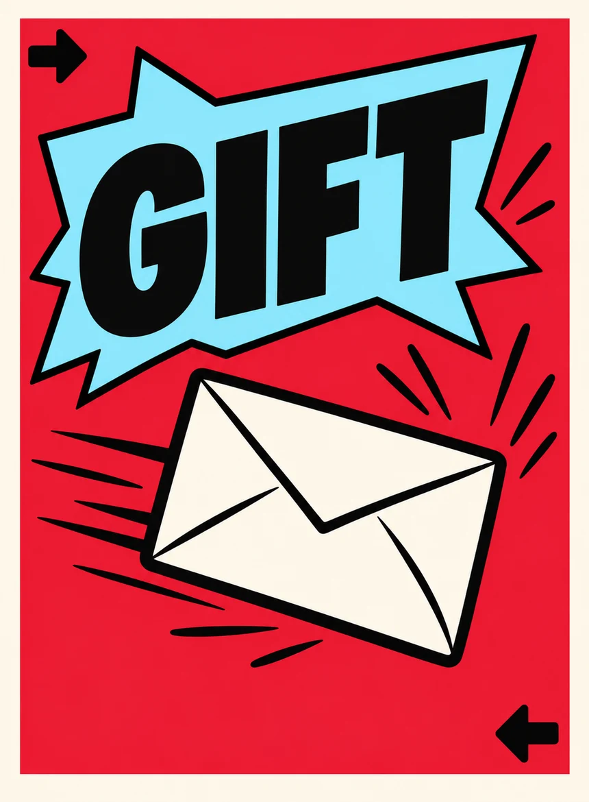 Gift action card