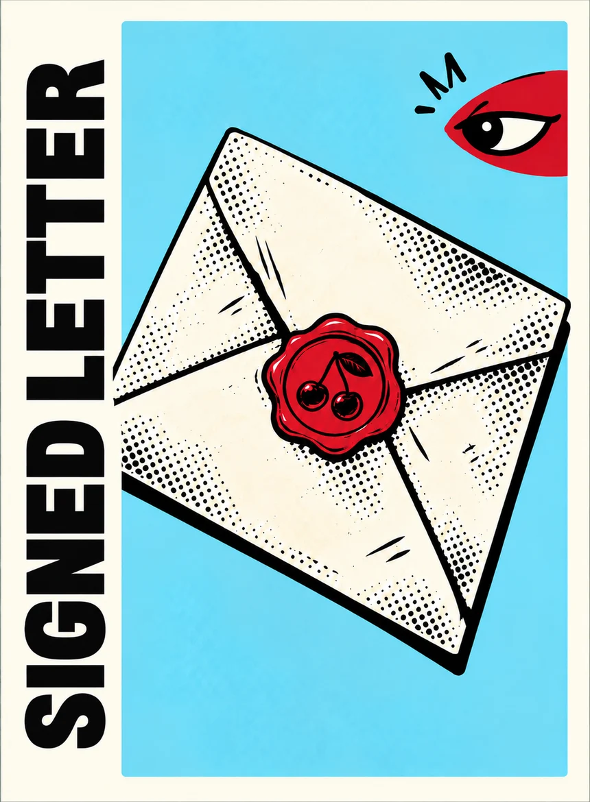 Signed Letter object card